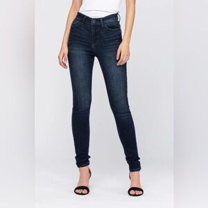 Judy Blue High Rise Super Dark Skinny Denim Jeans 82132